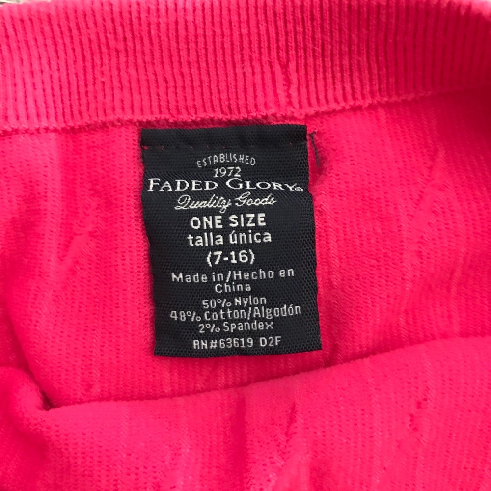 Pink girls leggings